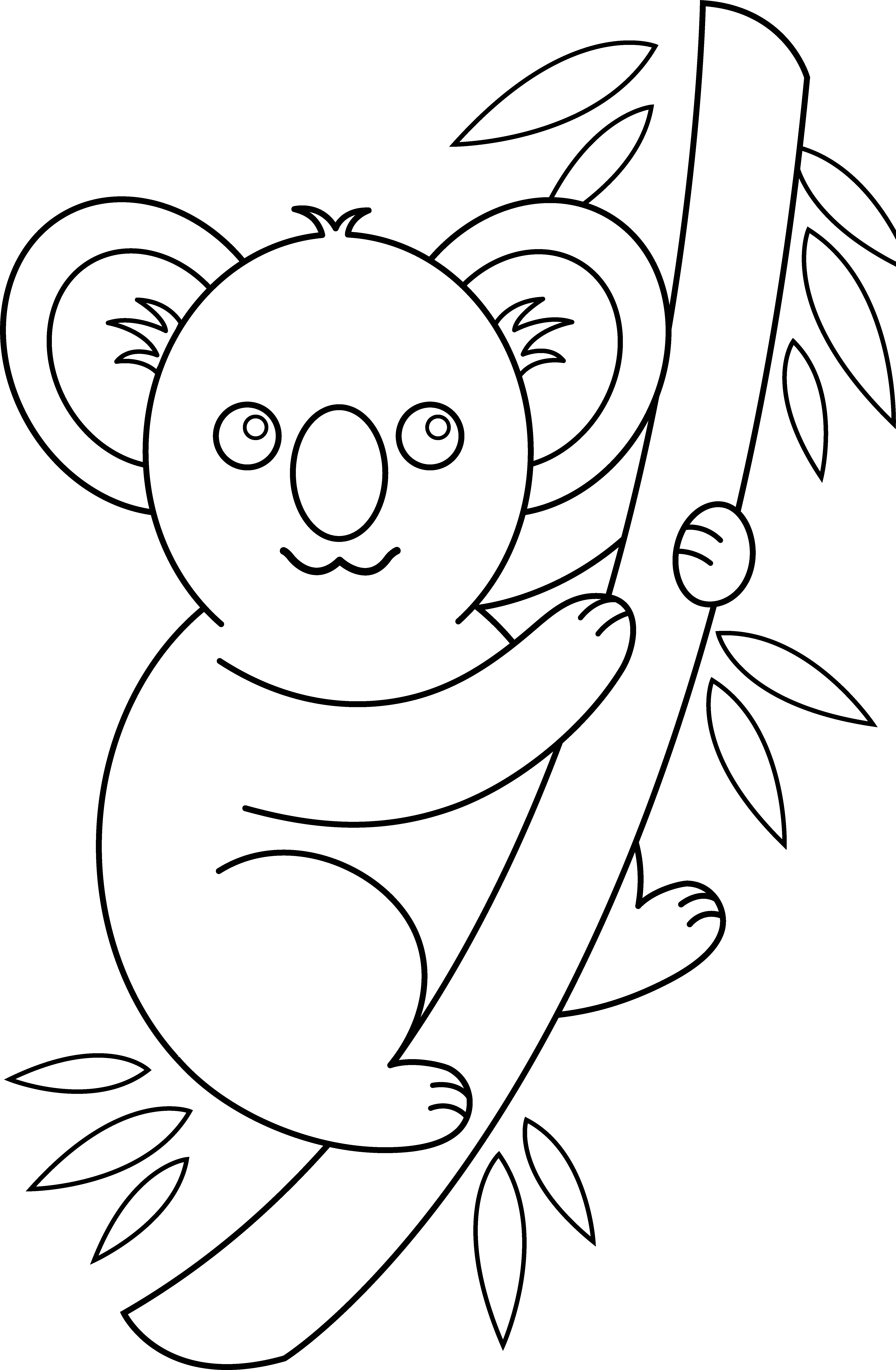 98 Delightful Koala Coloring Pages Printable 96