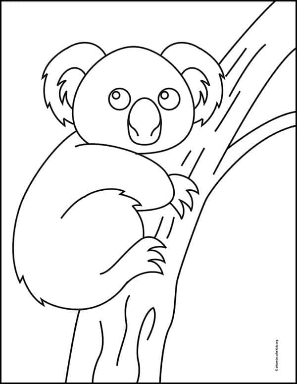 98 Delightful Koala Coloring Pages Printable 98