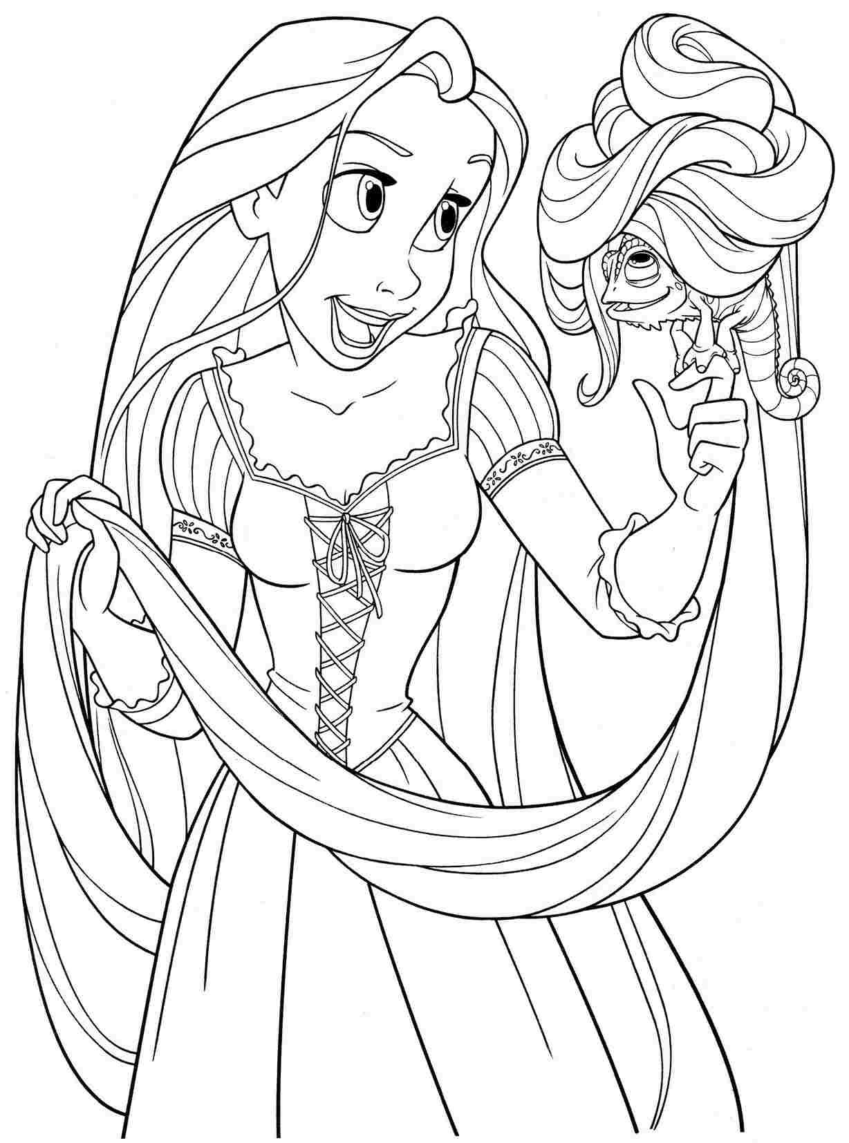 99 Disney Princess Coloring Pages for Kids Printable 1