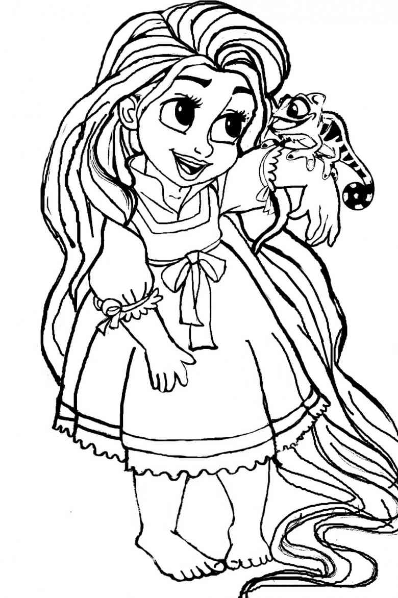 99 Disney Princess Coloring Pages for Kids Printable 19