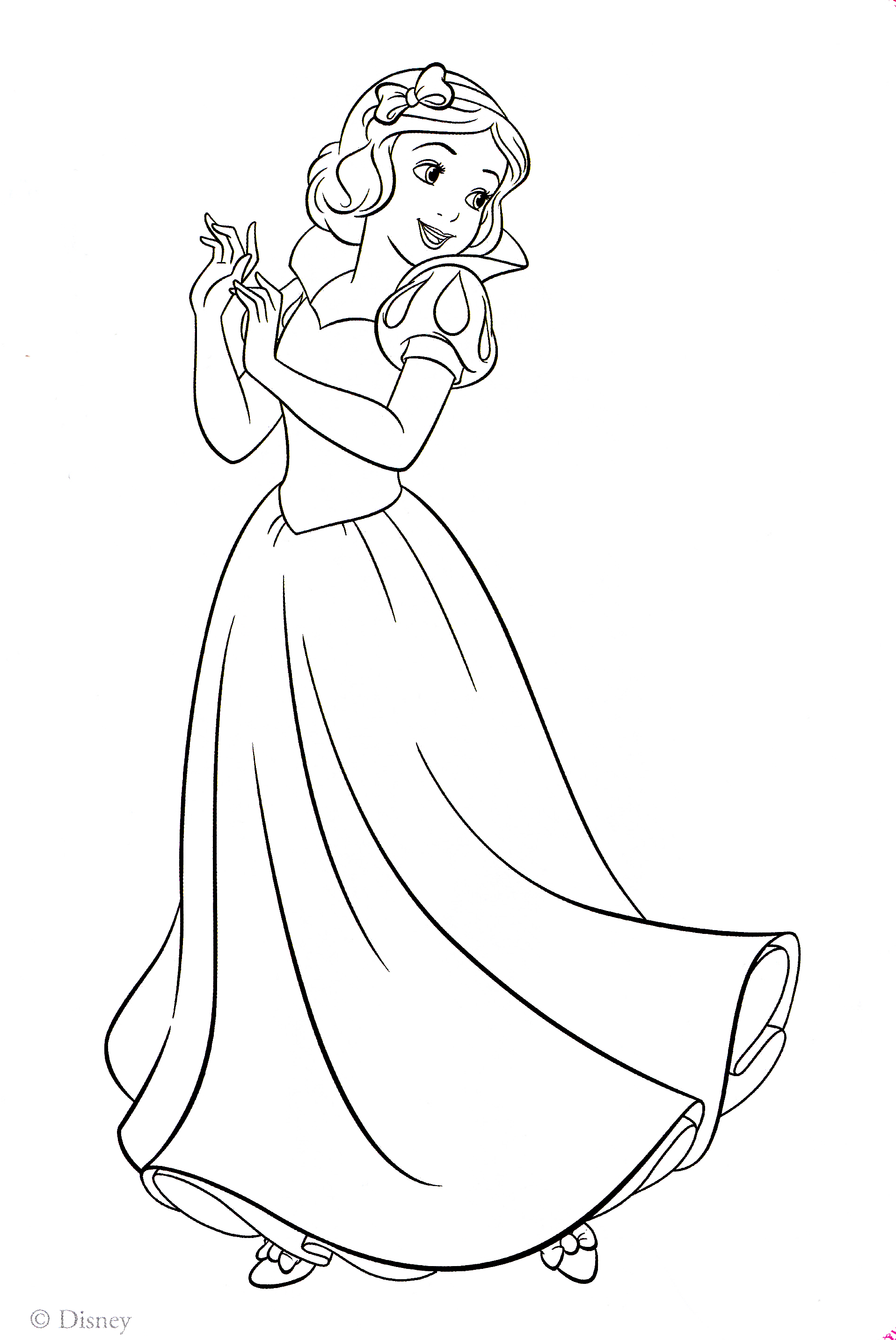 99 Disney Princess Coloring Pages for Kids Printable 2