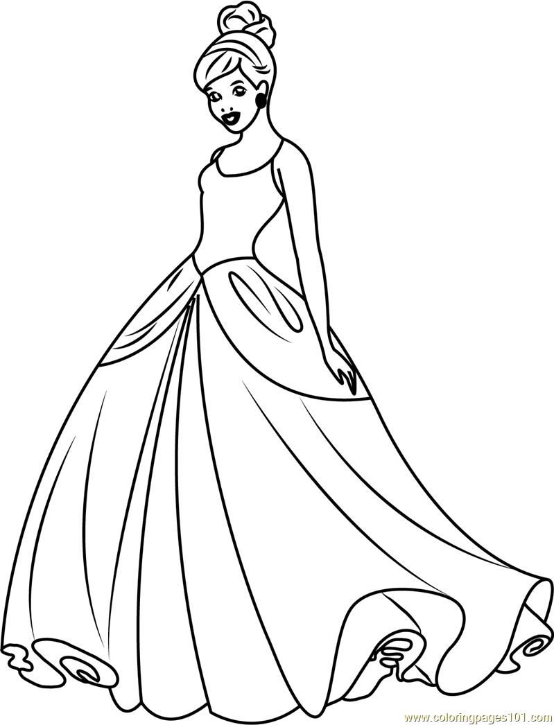 99 Disney Princess Coloring Pages for Kids Printable 32