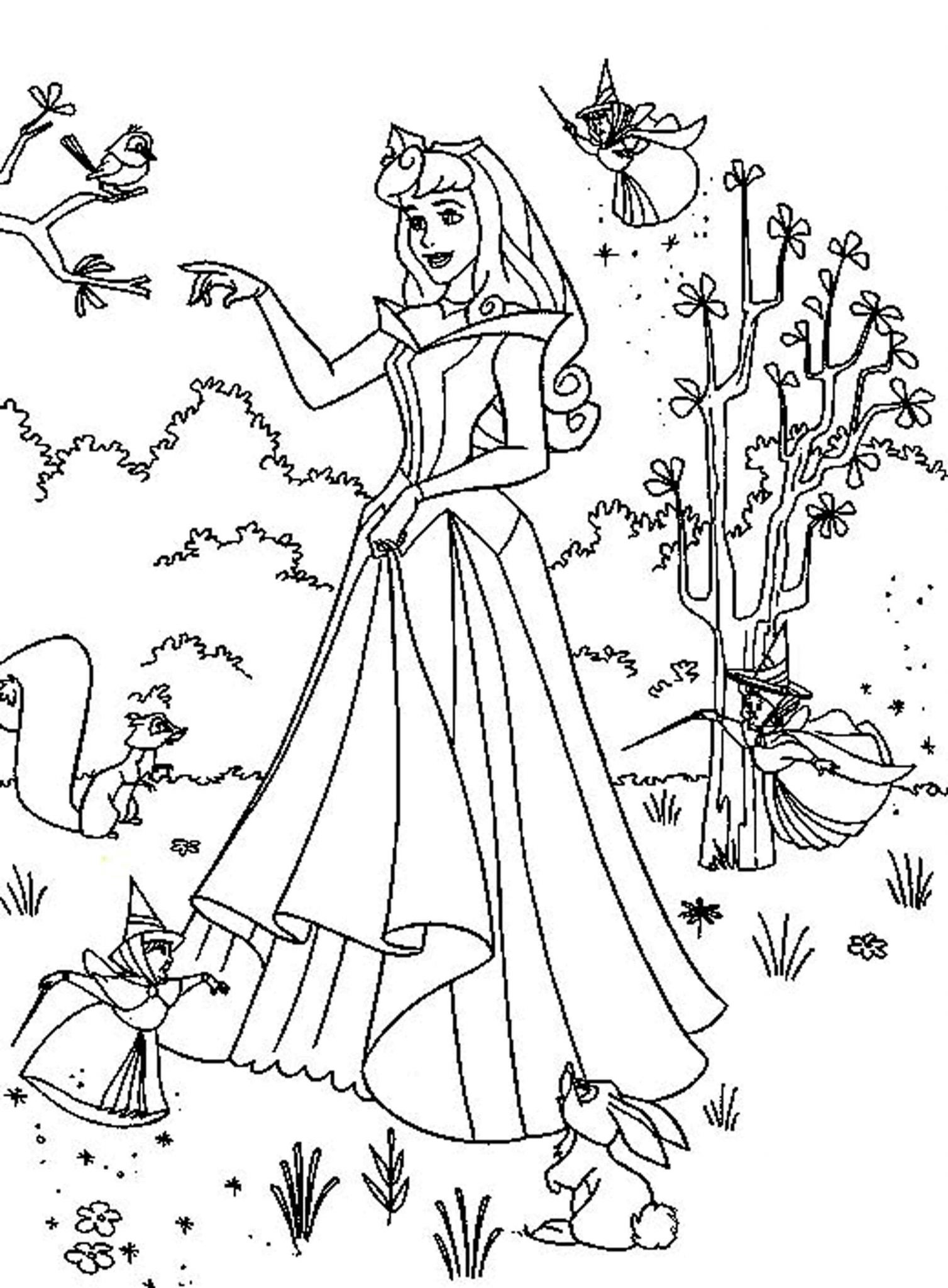 99 Disney Princess Coloring Pages for Kids Printable 34