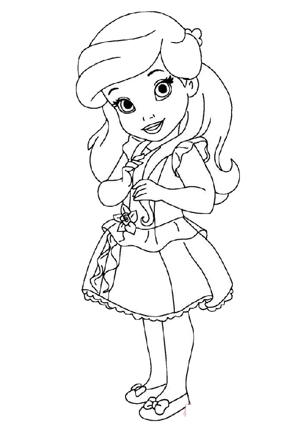 99 Disney Princess Coloring Pages for Kids Printable 48