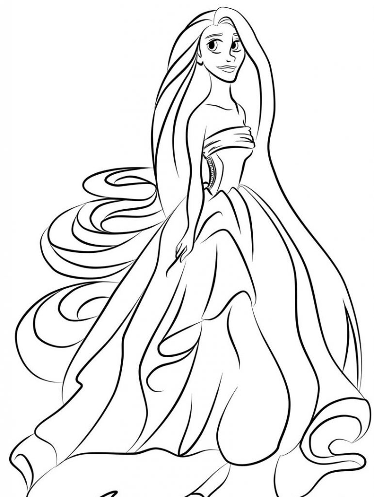 99 Disney Princess Coloring Pages for Kids Printable 51