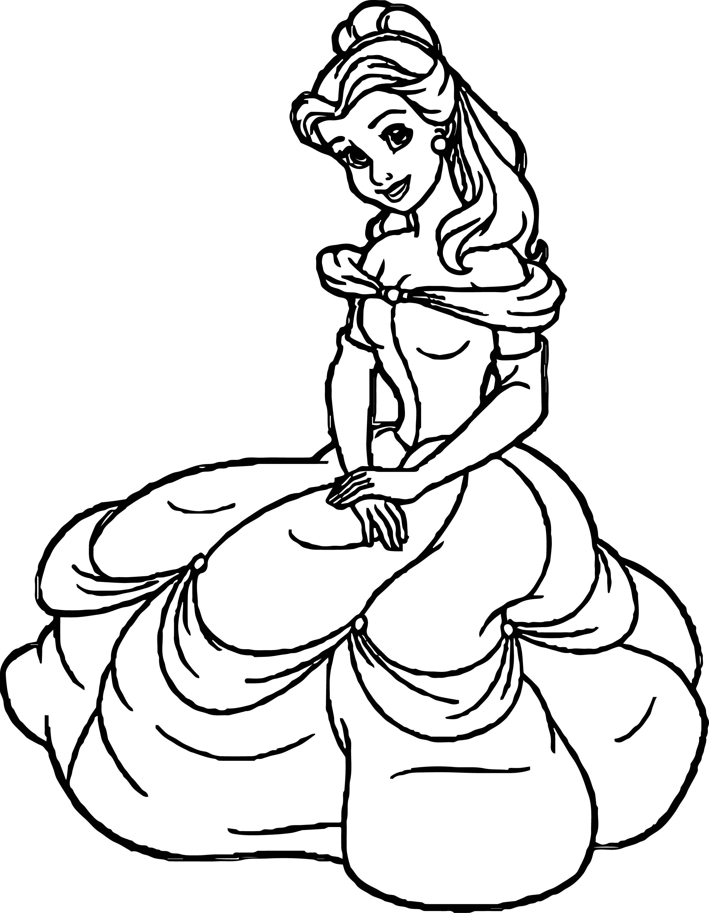 99 Disney Princess Coloring Pages for Kids Printable 59