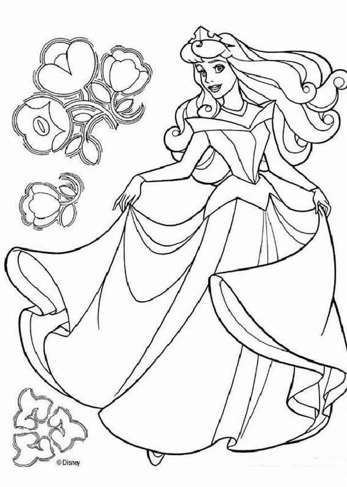 99 Disney Princess Coloring Pages for Kids Printable 6