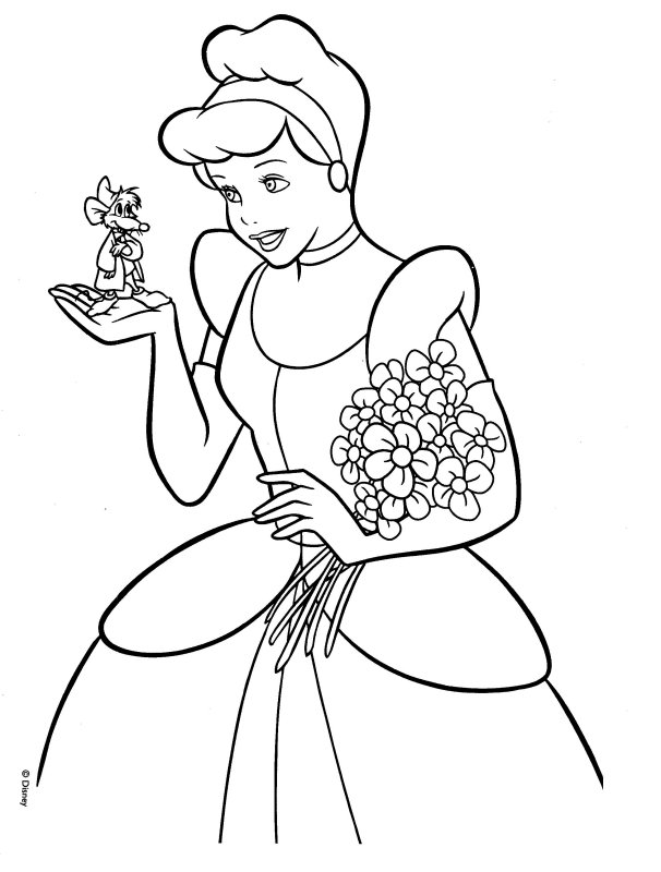 99 Disney Princess Coloring Pages for Kids Printable 67