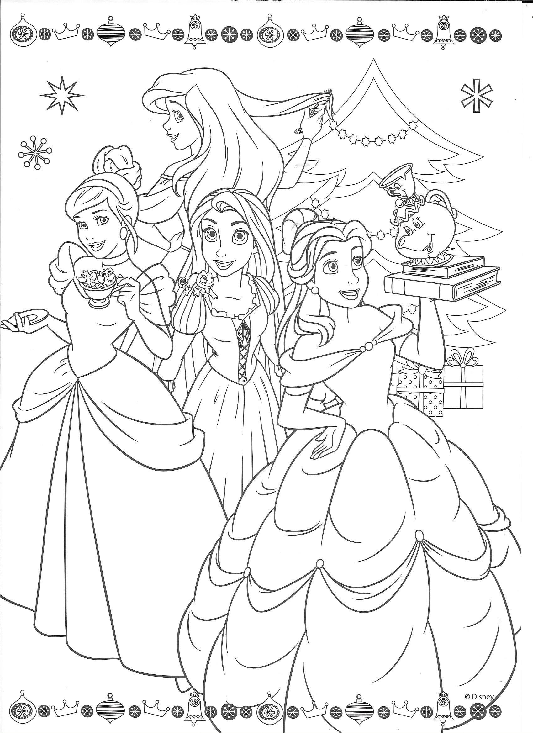 99 Disney Princess Coloring Pages for Kids Printable 73