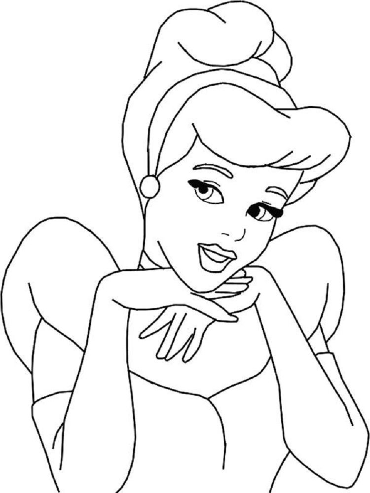 99 Disney Princess Coloring Pages for Kids Printable 75