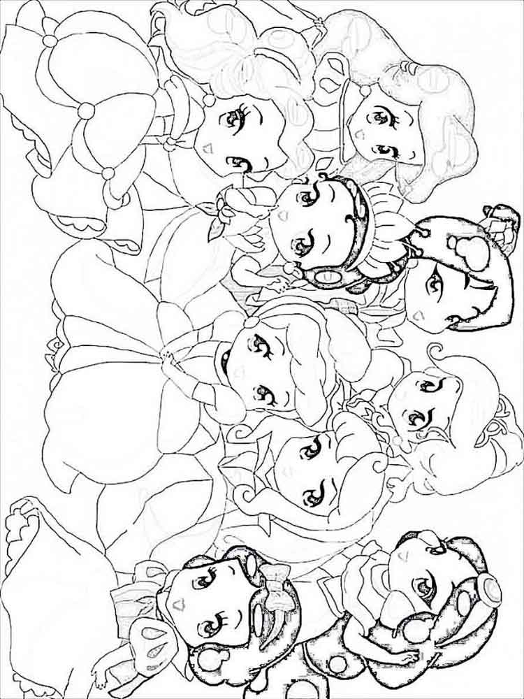 99 Disney Princess Coloring Pages for Kids Printable 79