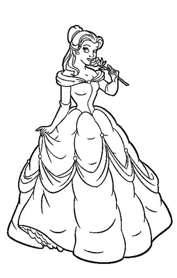 99 Disney Princess Coloring Pages for Kids Printable 88