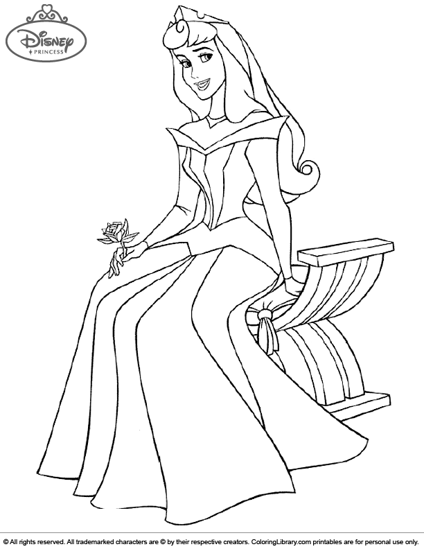 99 Disney Princess Coloring Pages for Kids Printable 9