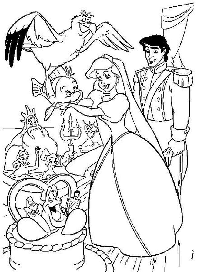 99 Disney Princess Coloring Pages for Kids Printable 90