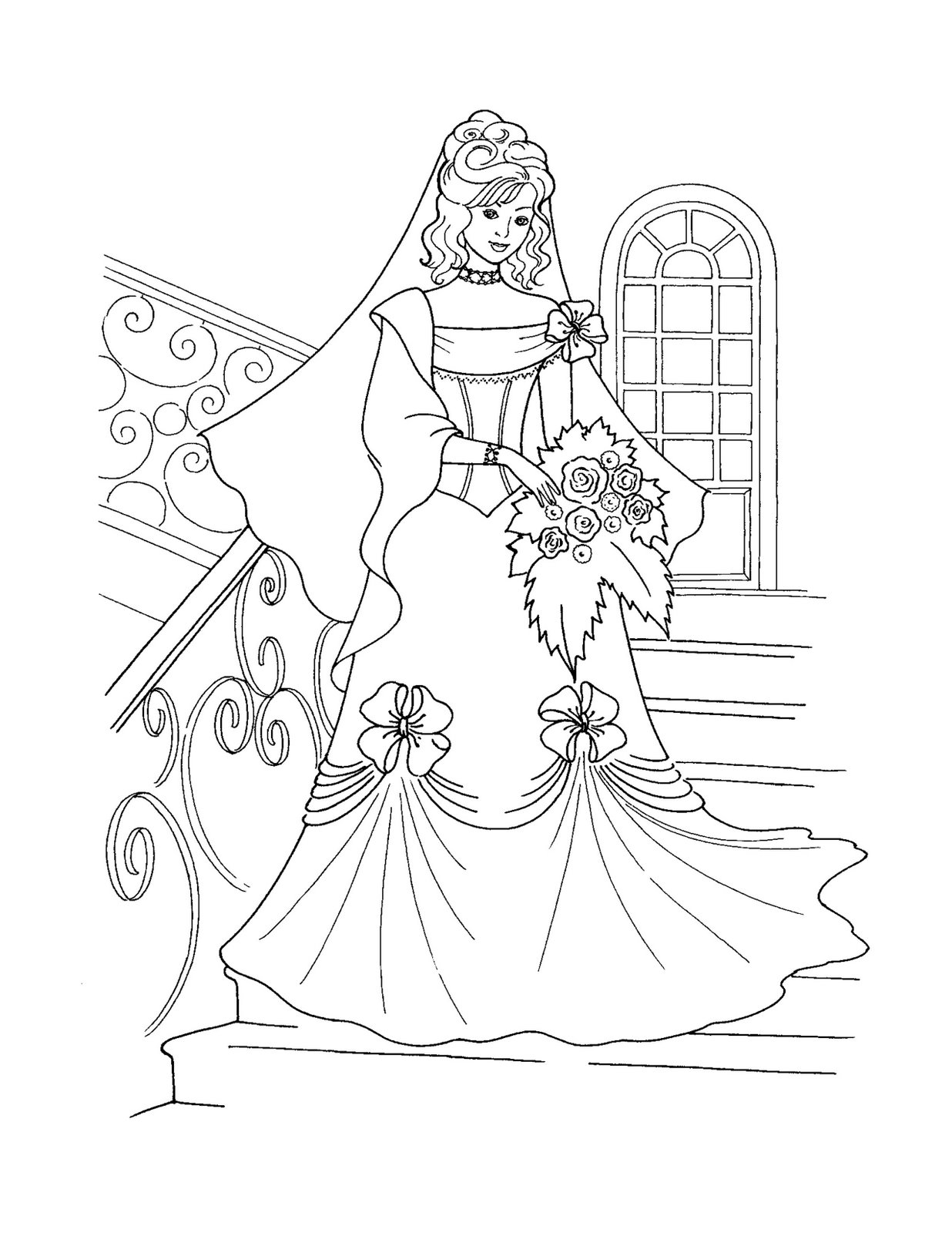 99 Disney Princess Coloring Pages for Kids Printable 97