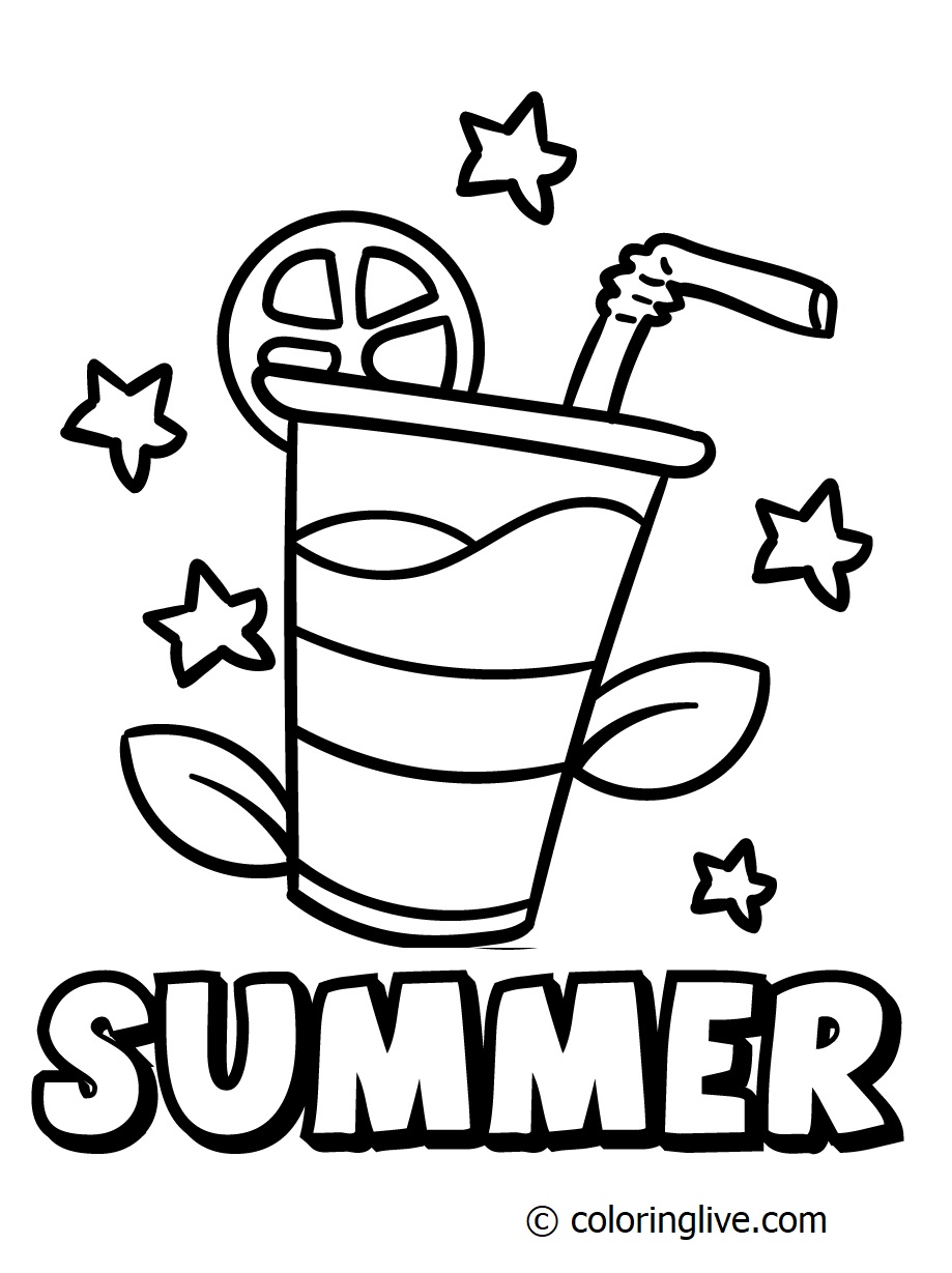 All New Sunny Summer Coloring Pages for Printable 10