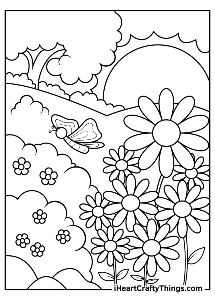 All New Sunny Summer Coloring Pages for Printable 13