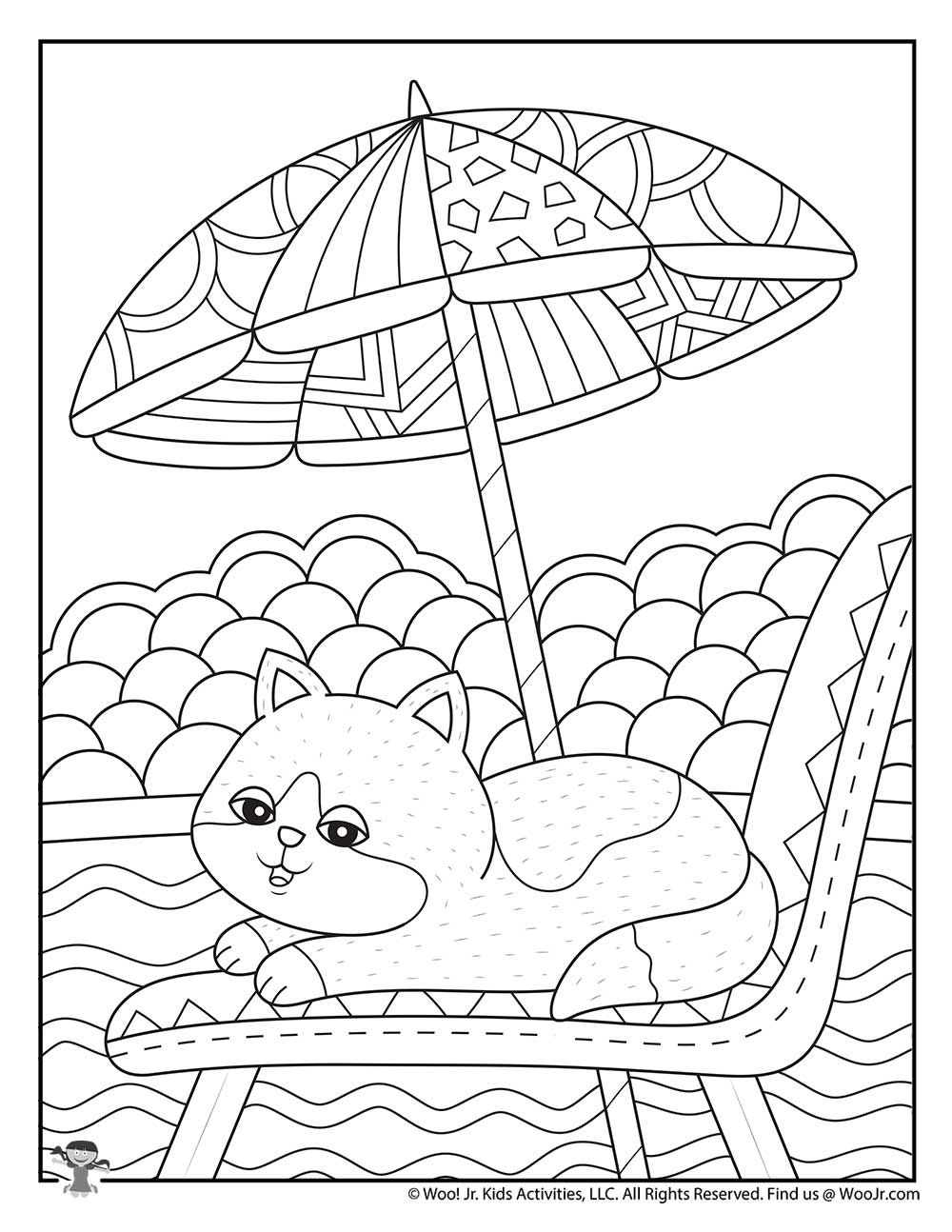 All New Sunny Summer Coloring Pages for Printable 31