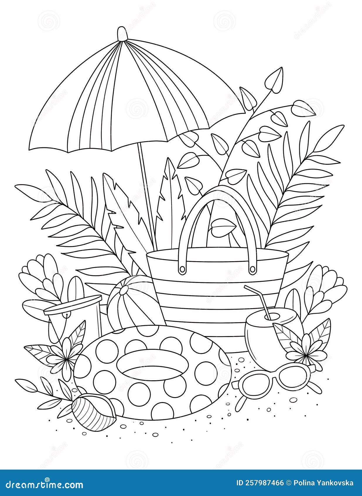 All New Sunny Summer Coloring Pages for Printable 32