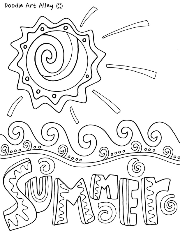 All New Sunny Summer Coloring Pages for Printable 5