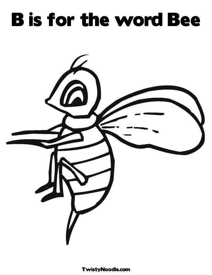 Buzzing Bee Coloring Pages Printable 26