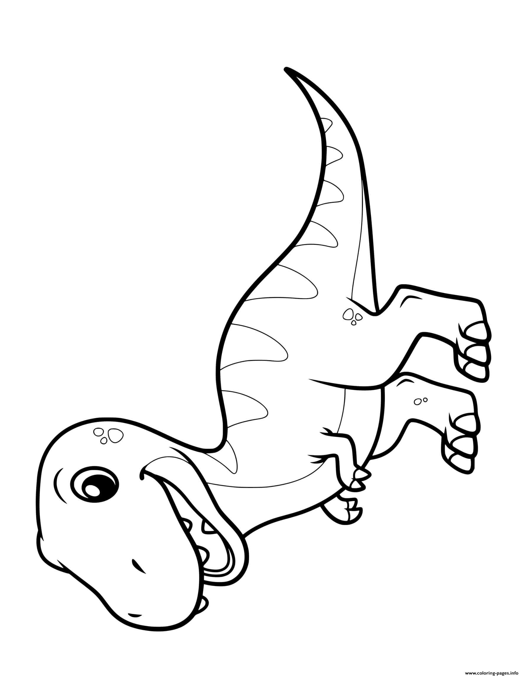 Ferocious T-Rex Coloring Pages Printable 12