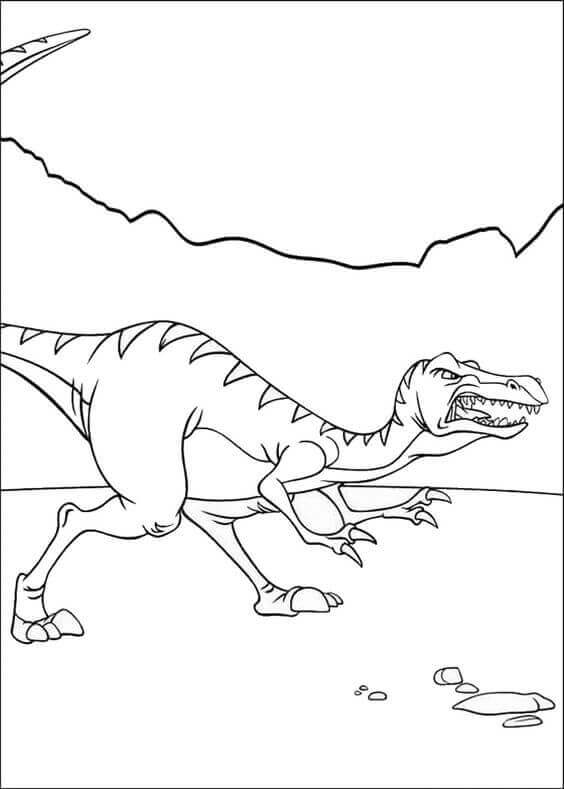 Ferocious T-Rex Coloring Pages Printable 14