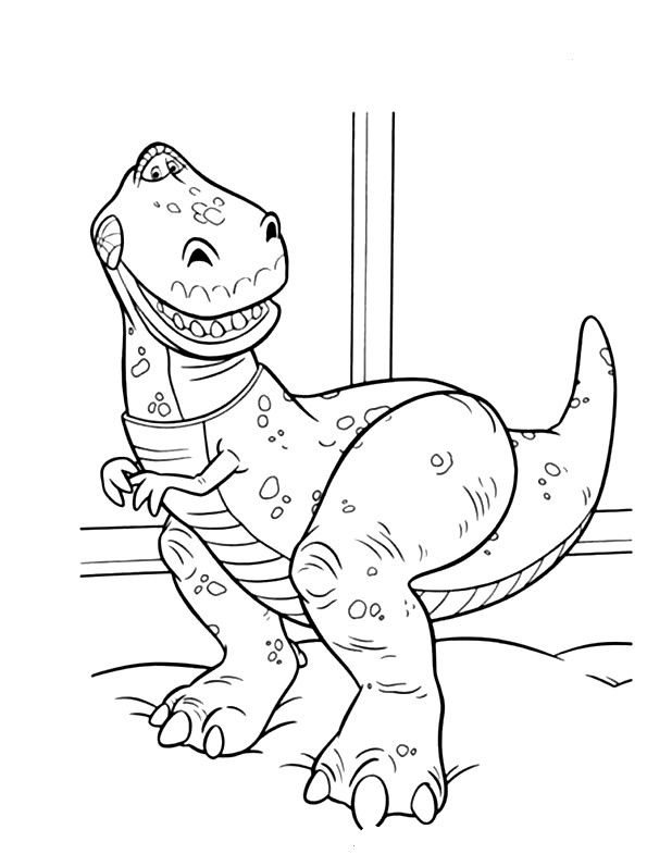 Ferocious T-Rex Coloring Pages Printable 20