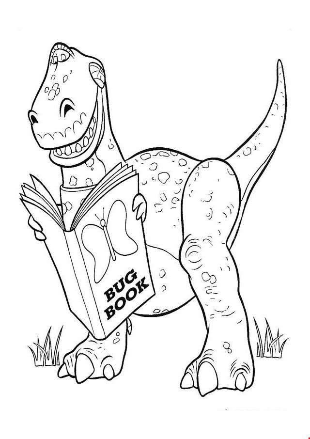 Ferocious T-Rex Coloring Pages Printable 24