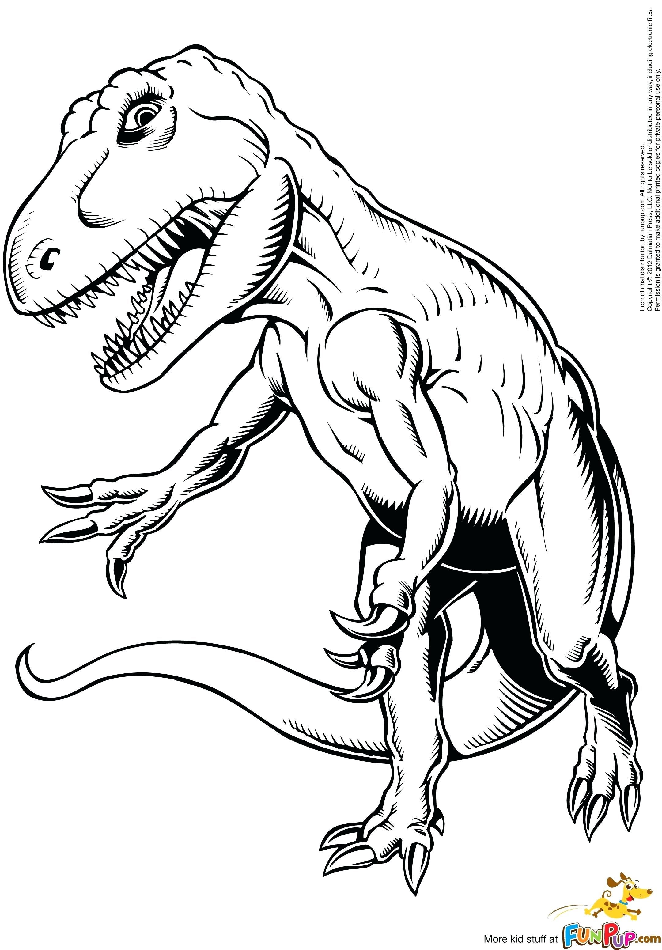 Ferocious T-Rex Coloring Pages Printable 27