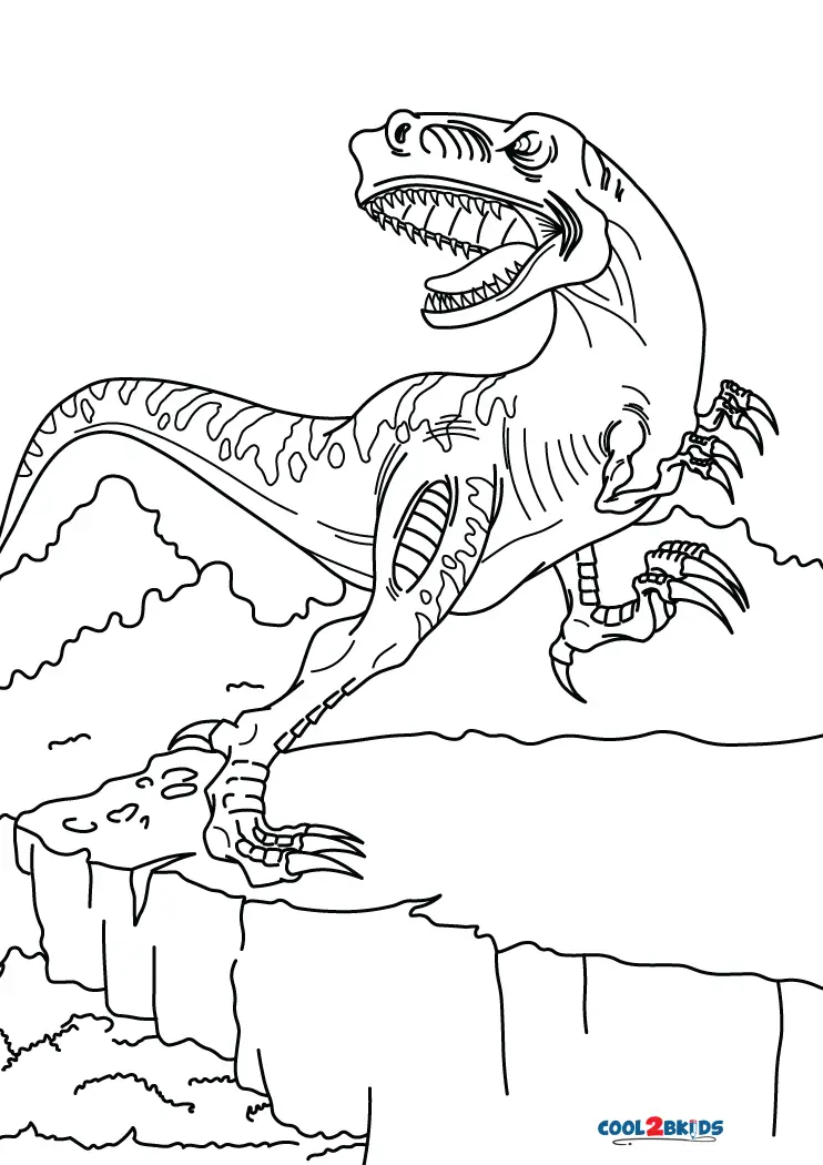 Ferocious T-Rex Coloring Pages Printable 6