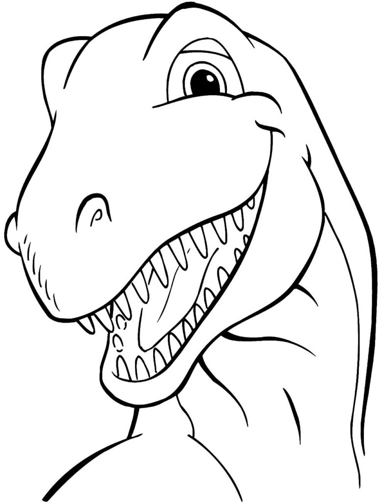 Ferocious T-Rex Coloring Pages Printable 7