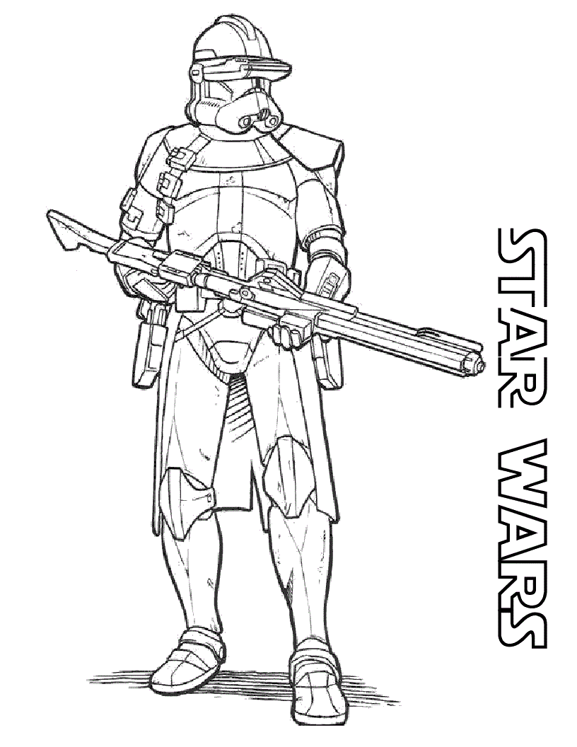 Galactic Star Wars Coloring Pages Printable 10