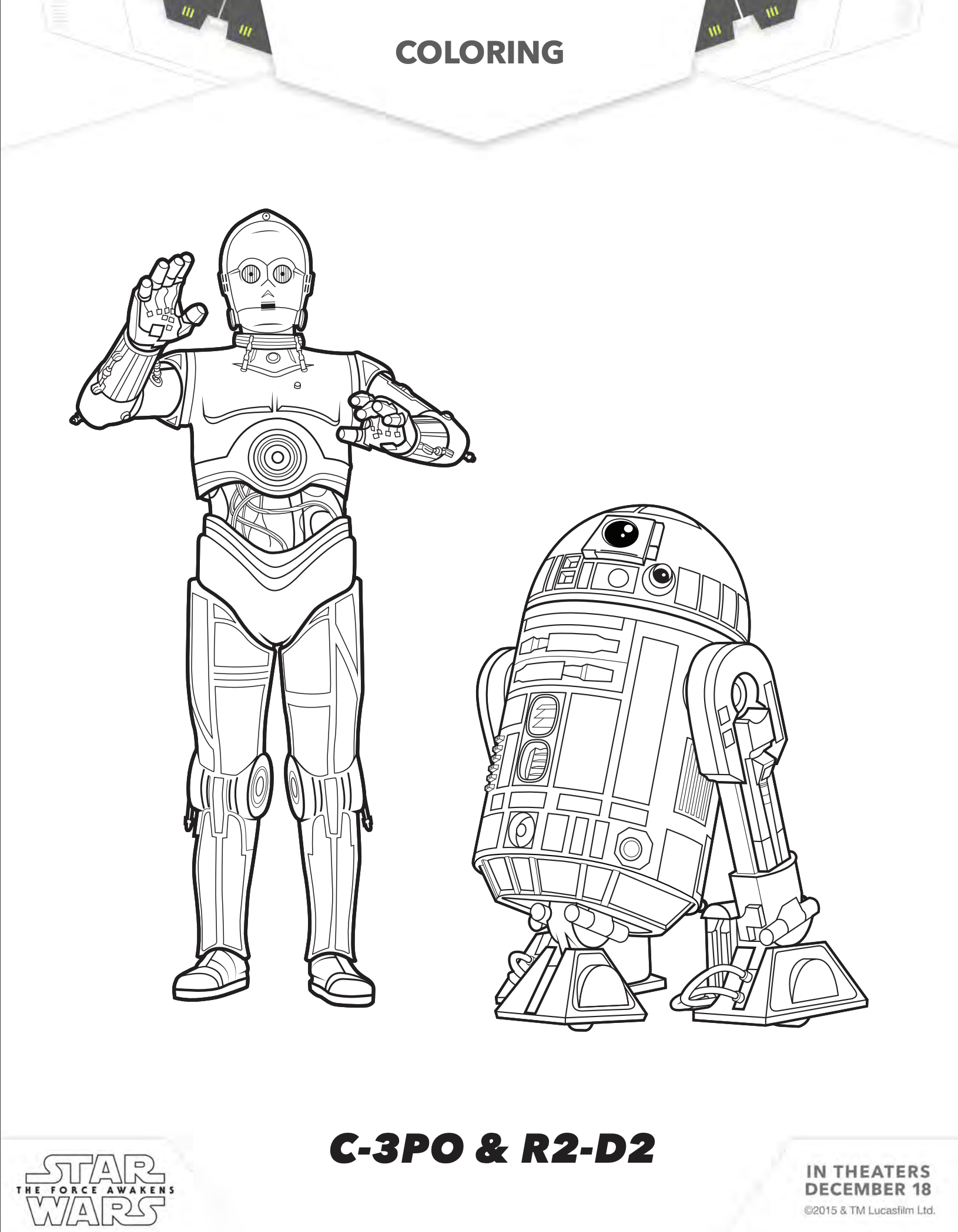 Galactic Star Wars Coloring Pages Printable 16