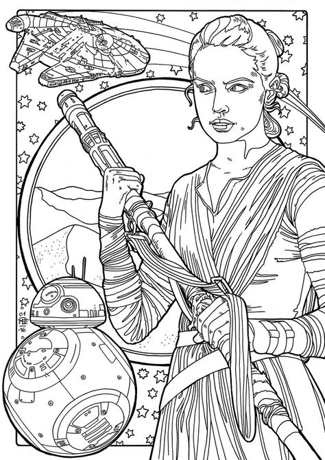 Galactic Star Wars Coloring Pages Printable 18