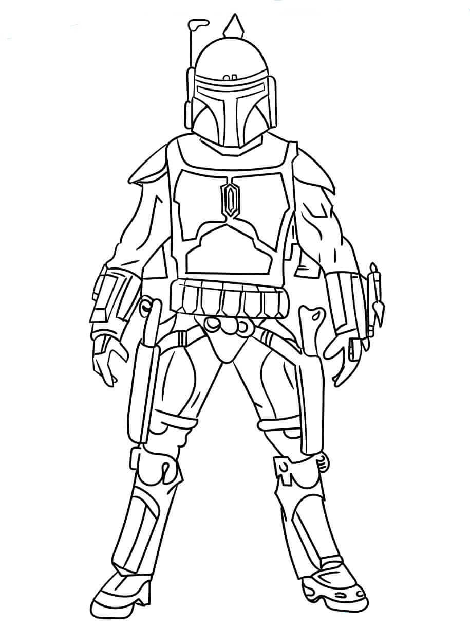 Galactic Star Wars Coloring Pages Printable 19