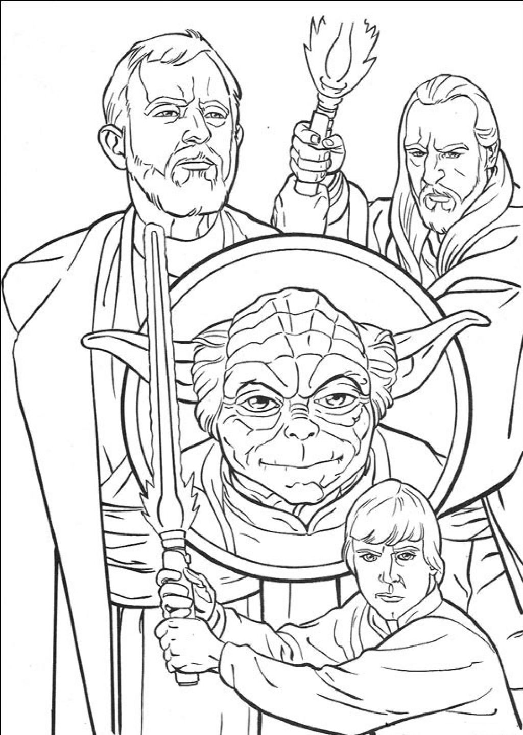 Galactic Star Wars Coloring Pages Printable 22