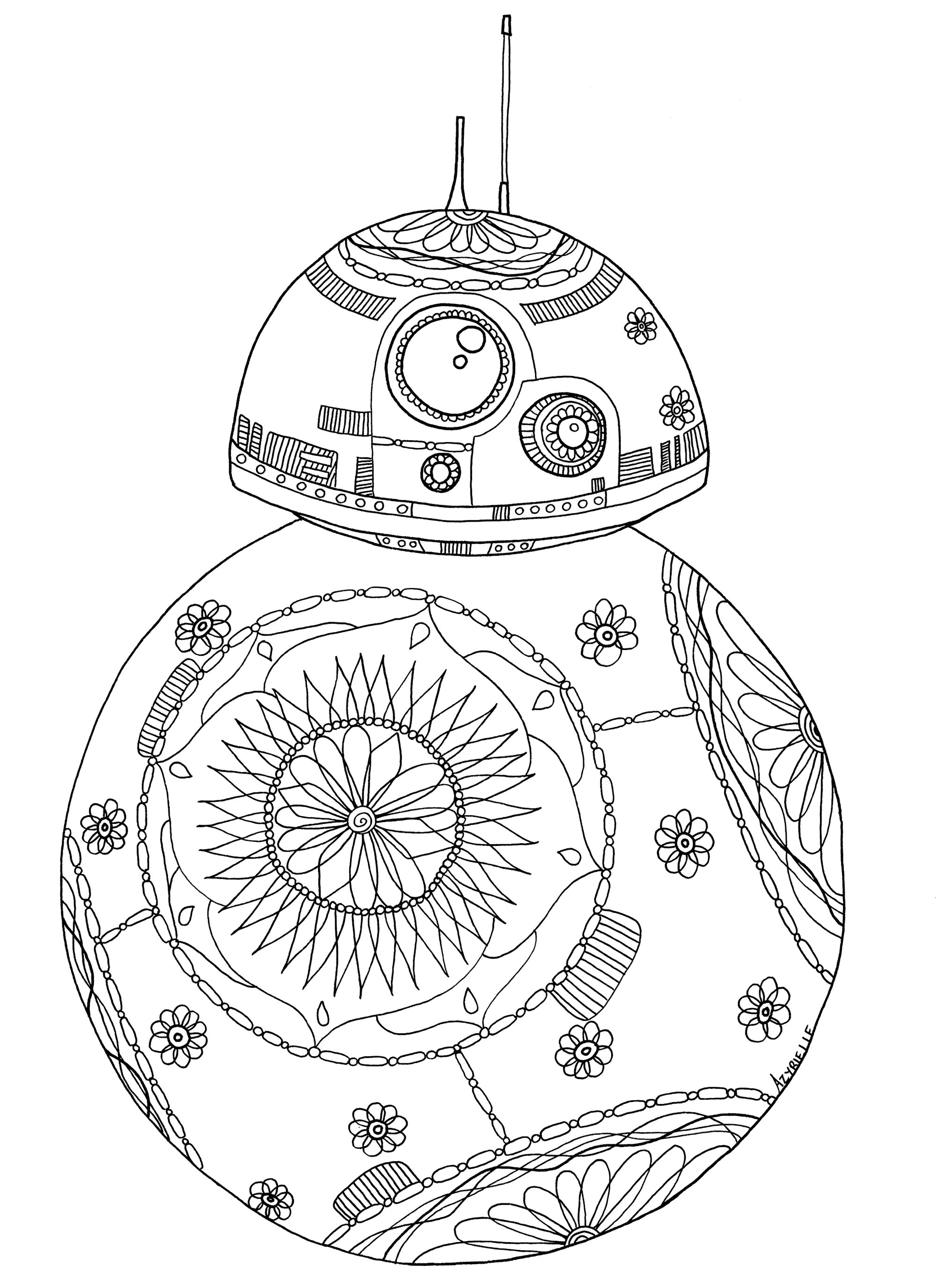 Galactic Star Wars Coloring Pages Printable 24