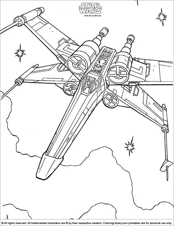 Galactic Star Wars Coloring Pages Printable 34