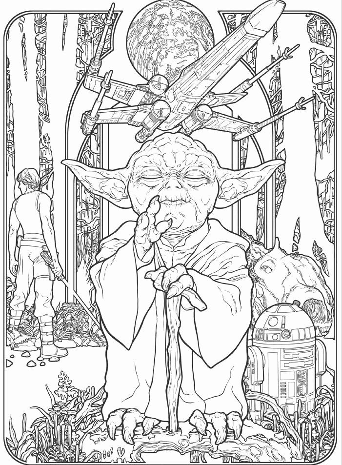 Galactic Star Wars Coloring Pages Printable 4