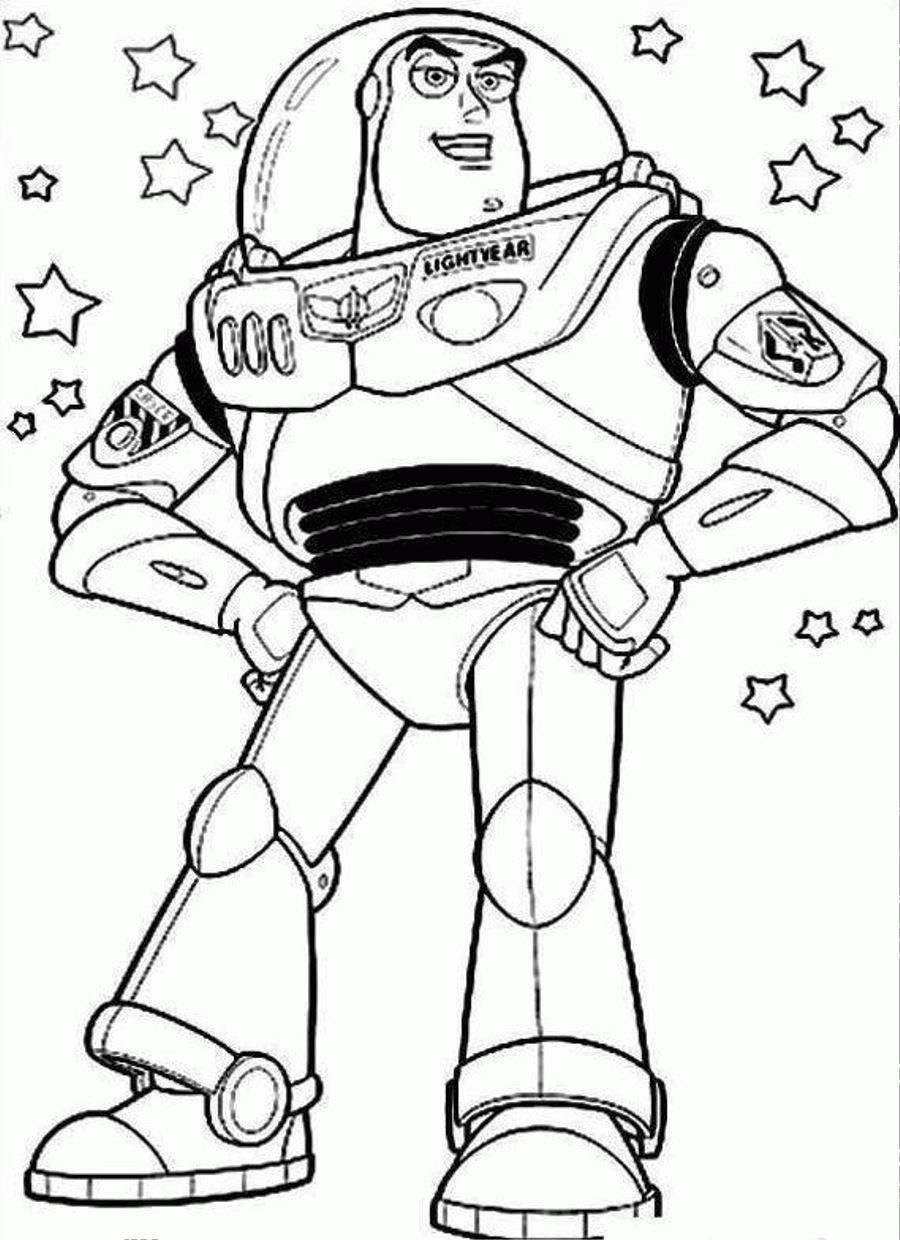 Imaginative Toy Story Coloring Pages Printable 19