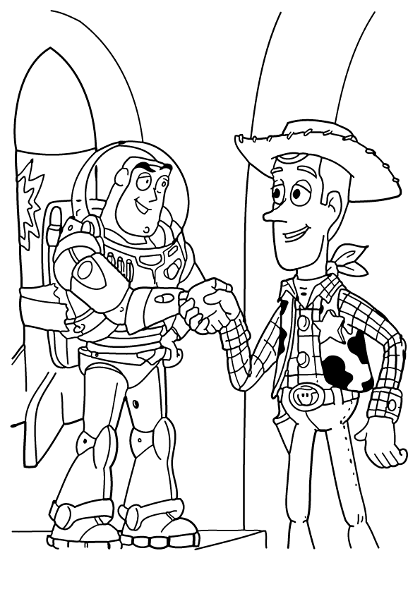 Imaginative Toy Story Coloring Pages Printable 20