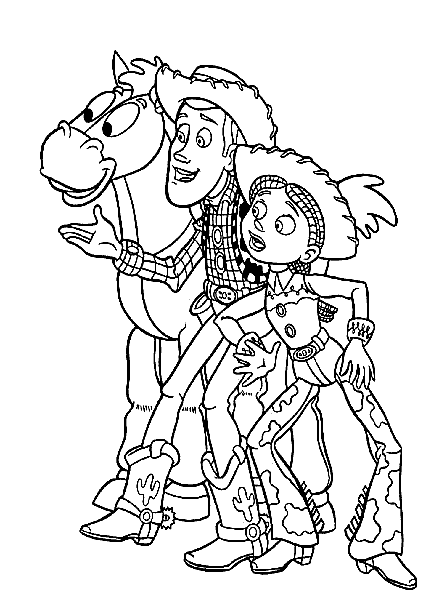 Imaginative Toy Story Coloring Pages Printable 21