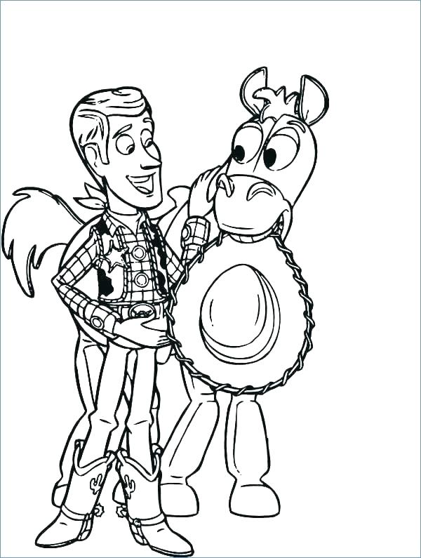 Imaginative Toy Story Coloring Pages Printable 23