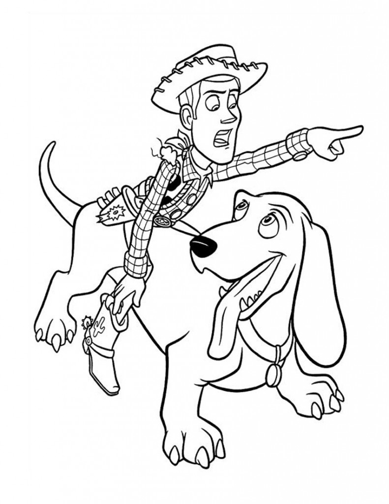 Imaginative Toy Story Coloring Pages Printable 24