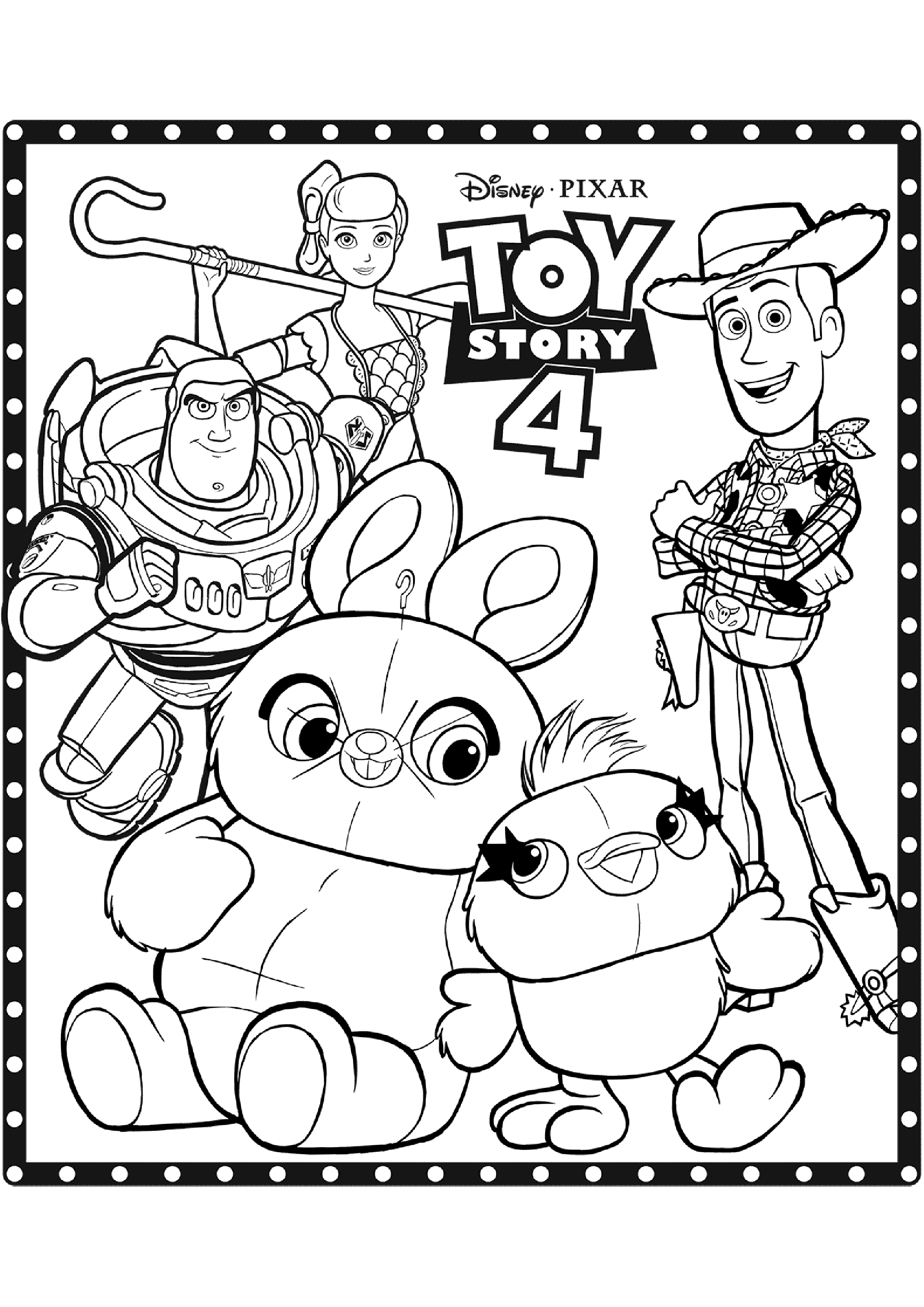 Imaginative Toy Story Coloring Pages Printable 25