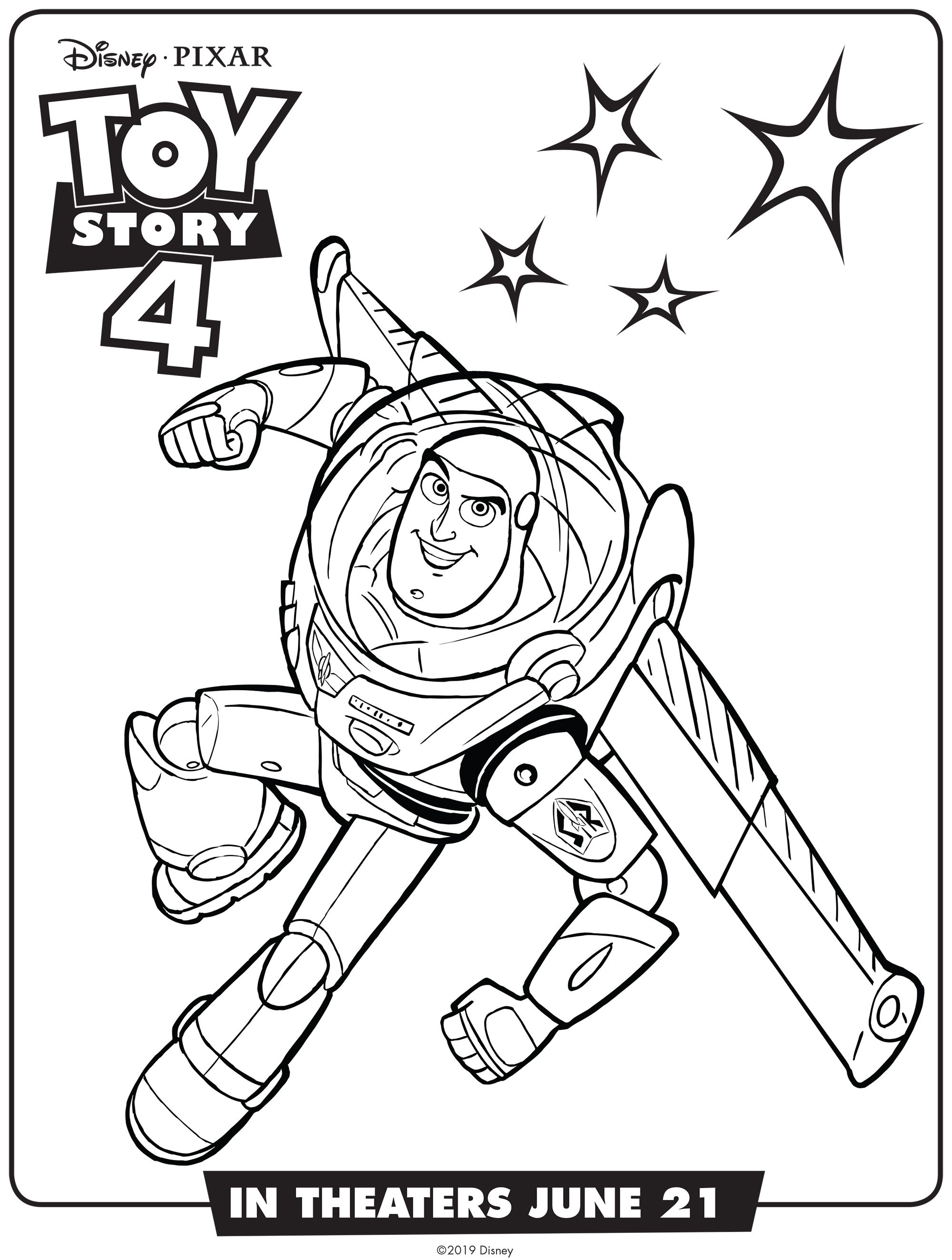 Imaginative Toy Story Coloring Pages Printable 27