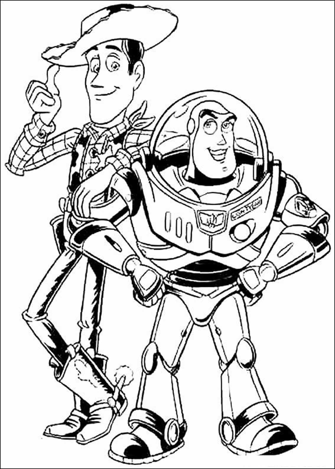 Imaginative Toy Story Coloring Pages Printable 33