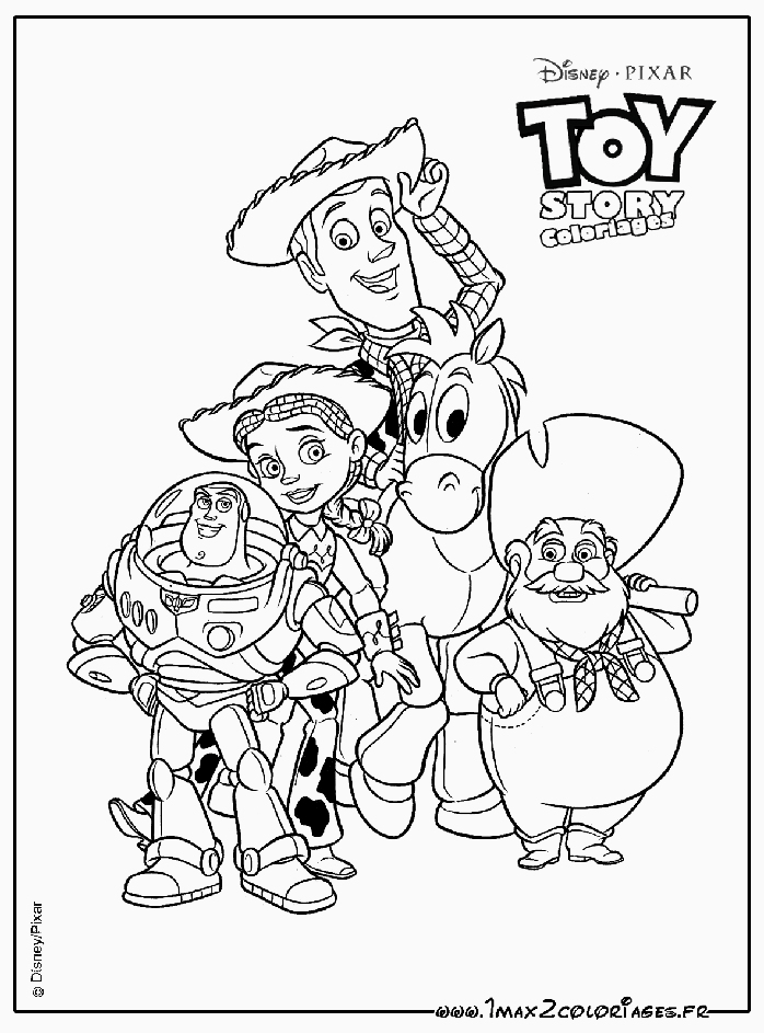 Imaginative Toy Story Coloring Pages Printable 35