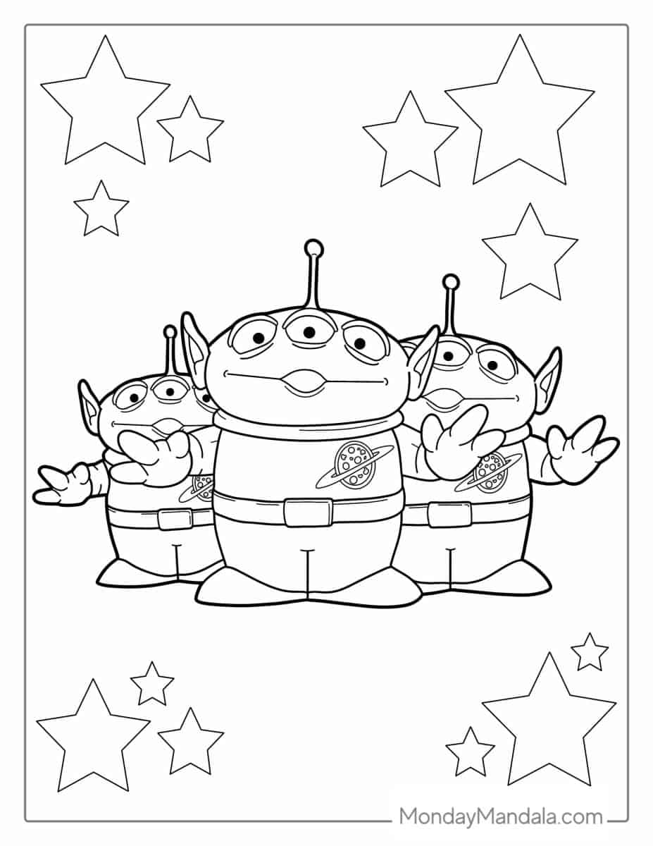 Imaginative Toy Story Coloring Pages Printable 6